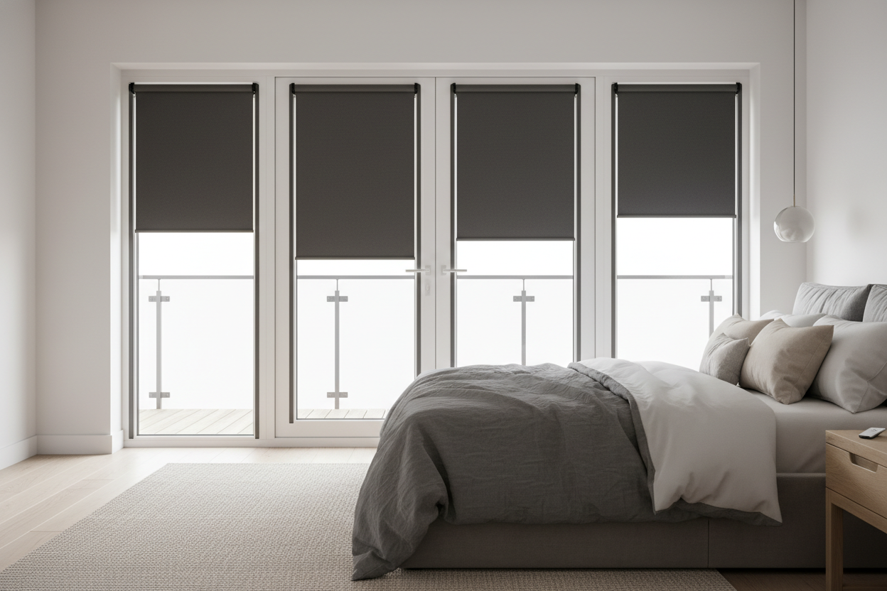 Stop Drilling Your French Doors: Try Perfect Fit Blinds Blackout