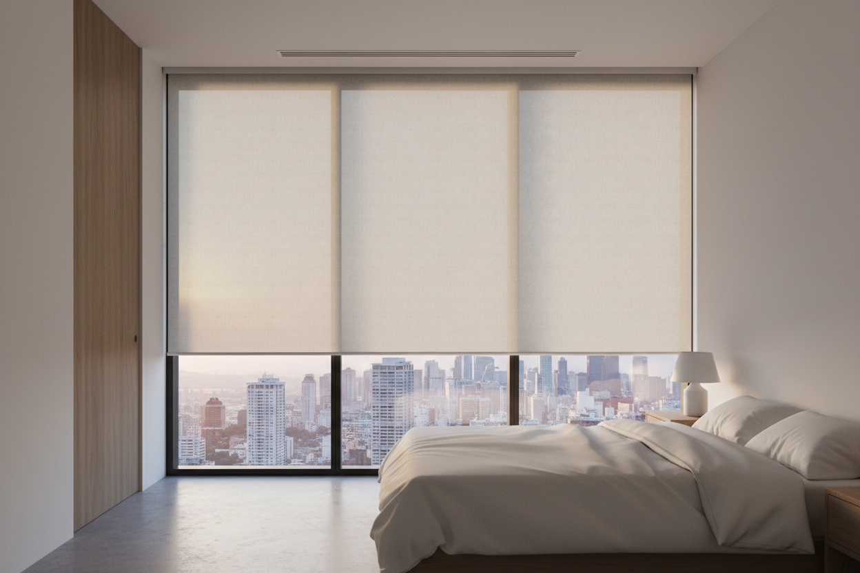 My Windows Had No Wall Space. Enter Fabric Window Shades Roller Styles.