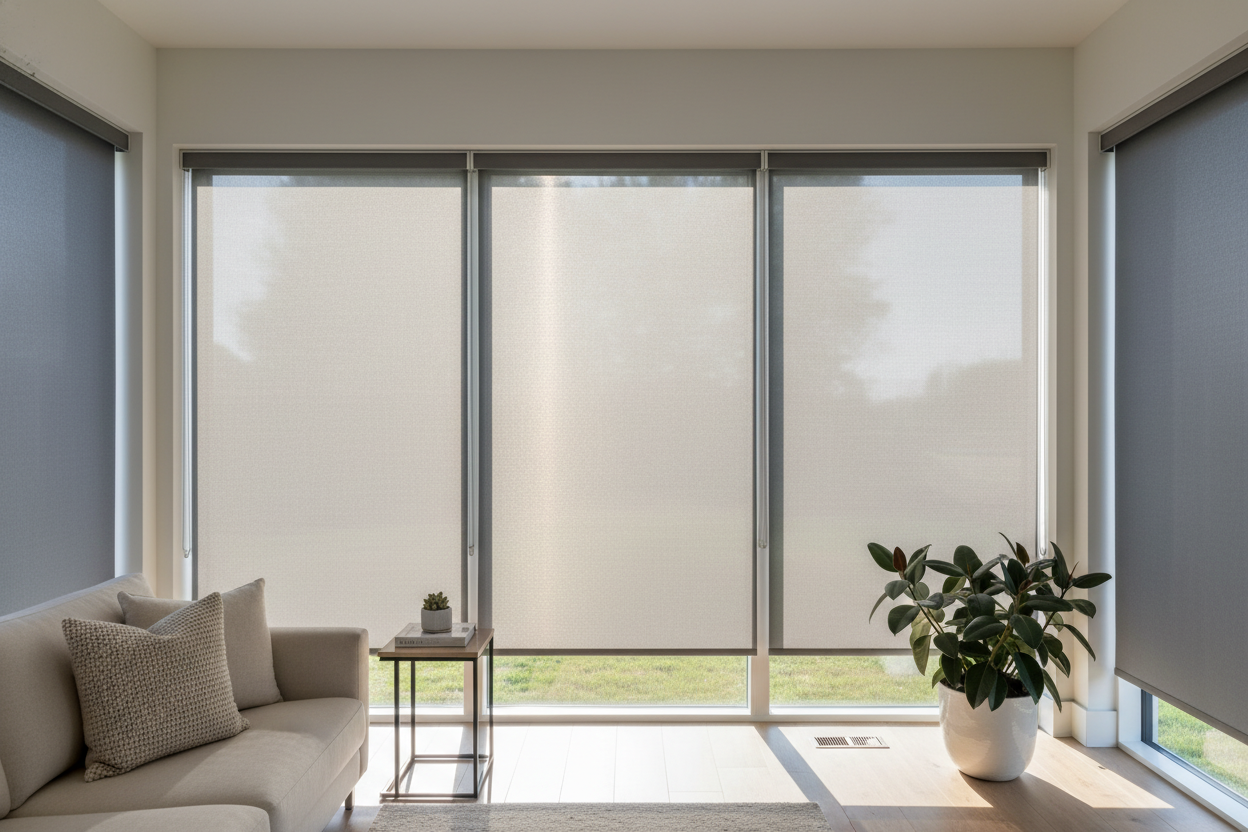The 3 Reasons I Spec Tinted Roller Shades for South-Facing Windows