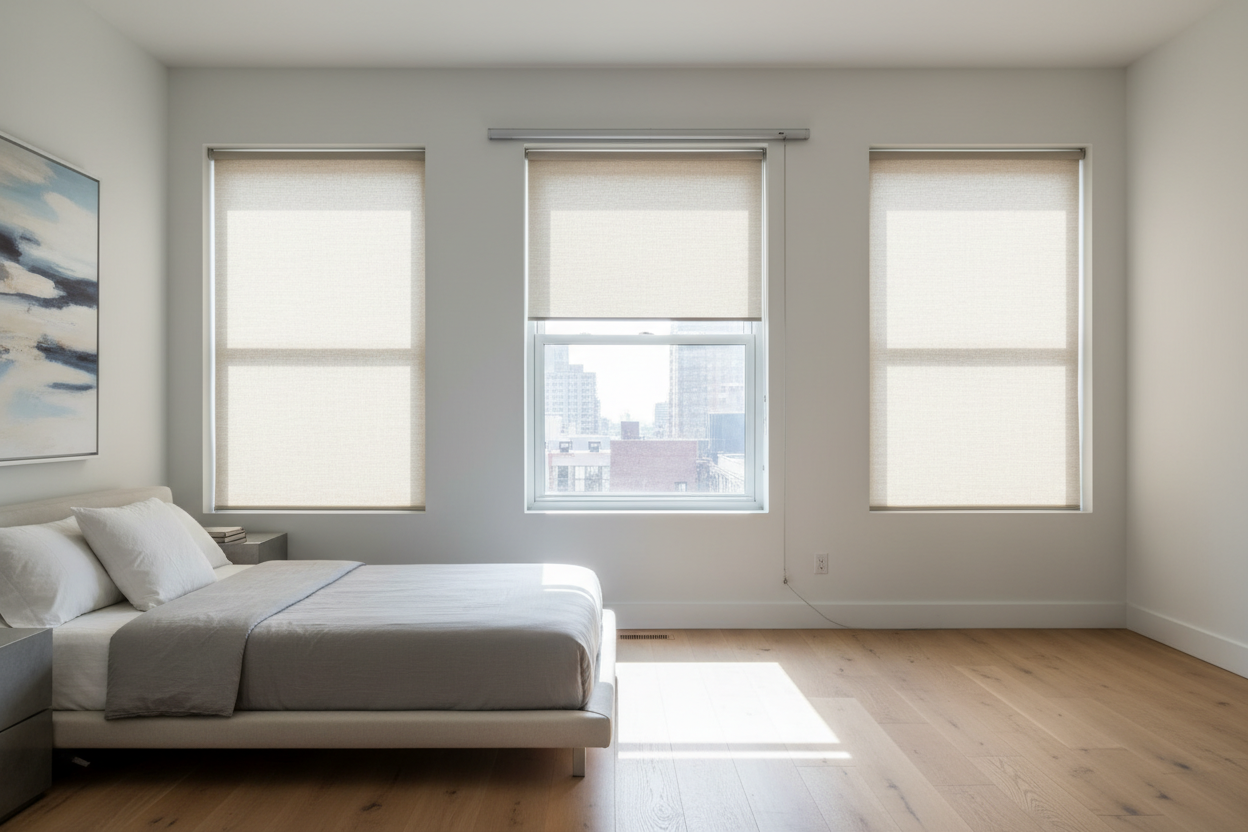 I Faked the Custom Designer Window Shades Roller Look for $150