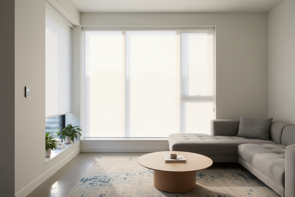 My Room Felt Cluttered Until I Swapped Drapes for a Window Roll Up Shade