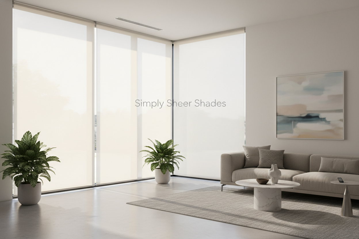I Fixed My Dark Living Room By Swapping Drapes for Simply Sheer Shades