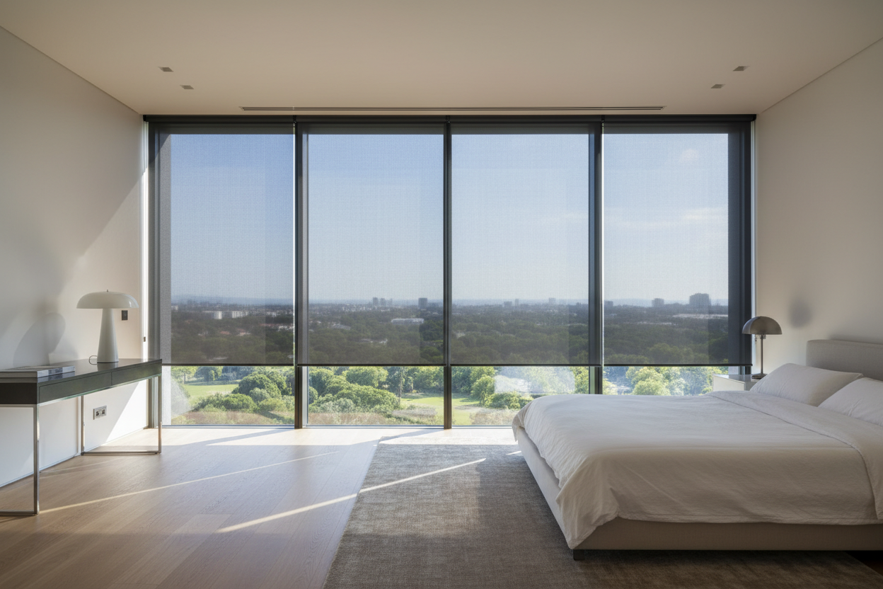 Why a Dark Sun Shade Window Treatment Gives You a Better View