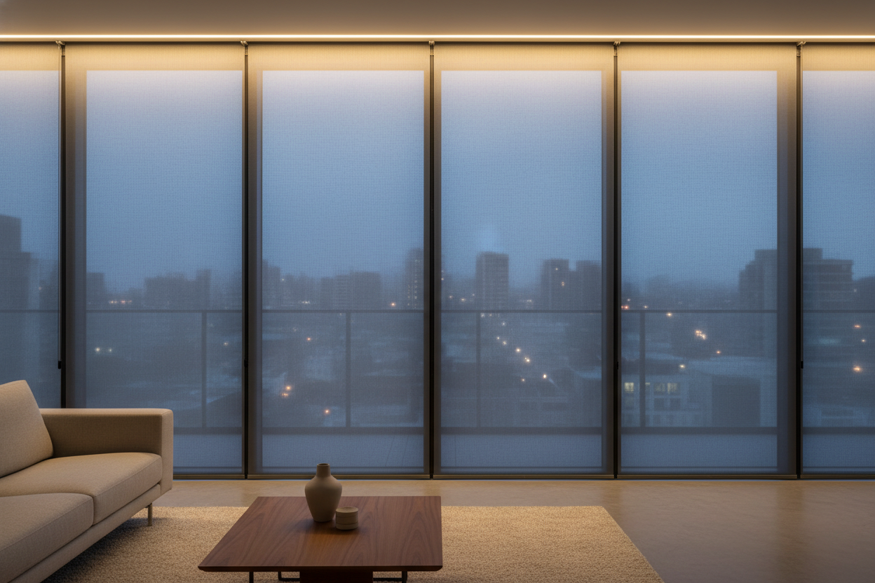 Are See Through Sun Shades for Windows Private at Night?