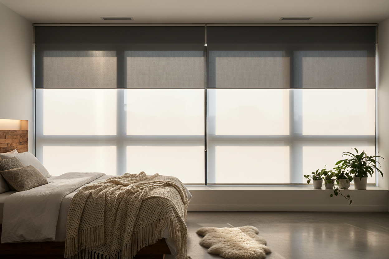 My Secret to Styling Shades for Sunlight That Still Look Cozy at Night