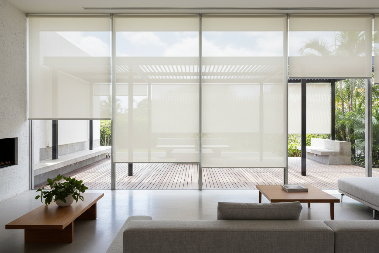 Why the Best Outdoor Shades Actually Look Like Custom Architecture