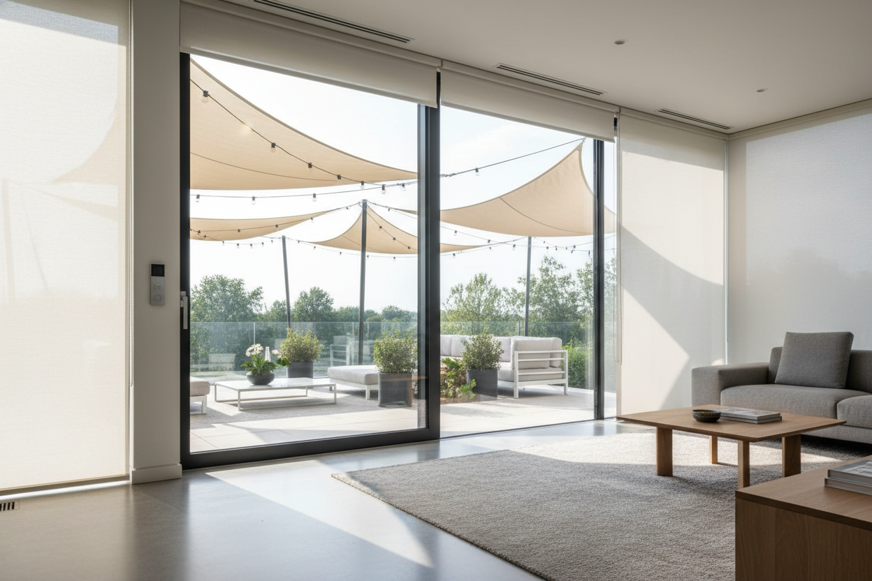 How to String Shade Sail Lights So Your Patio Looks Expensive