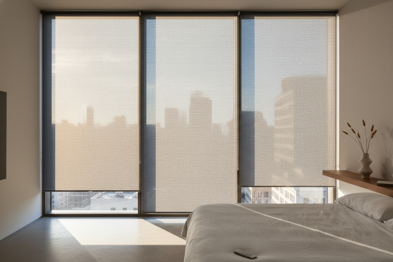 I Tested Levolor Solar Roller Shades Against My $800 Custom Ones