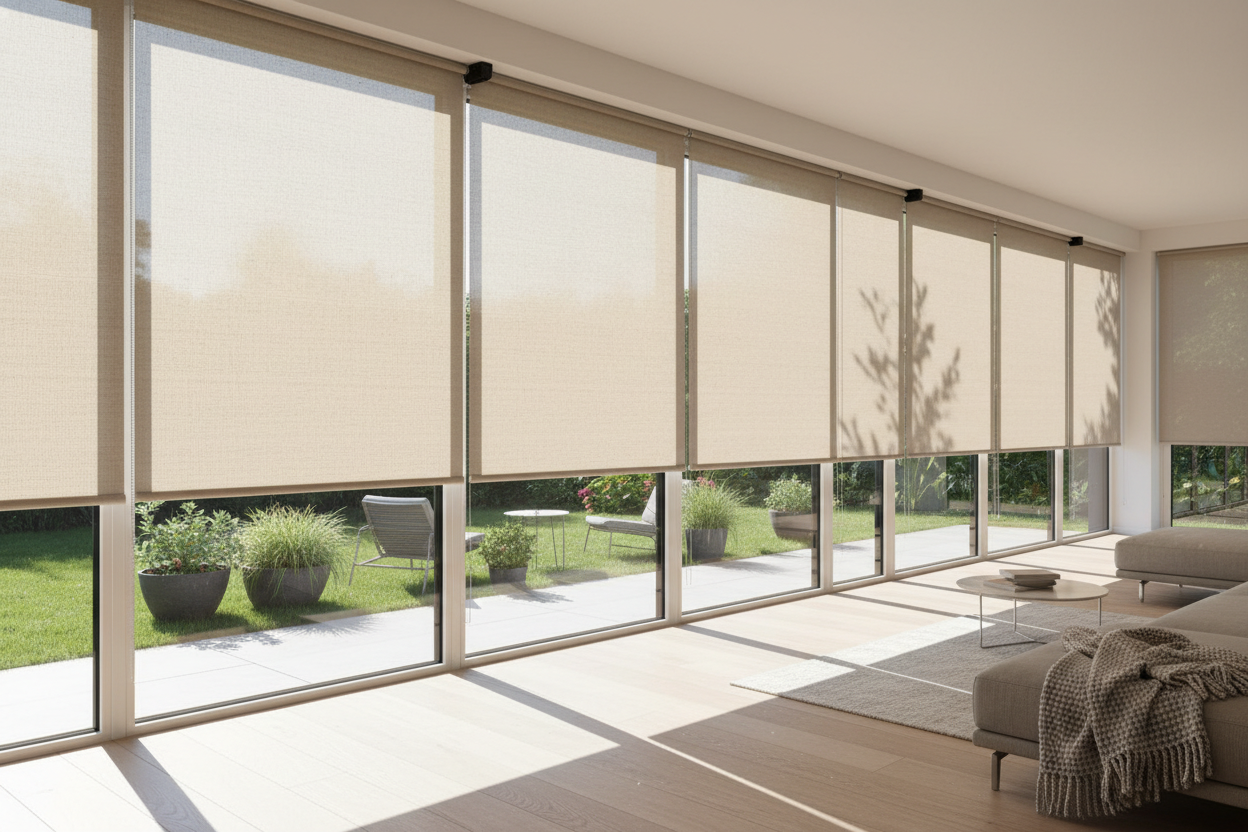 How I Made $40 Menards Sun Shades Look Like Custom Patio Blinds