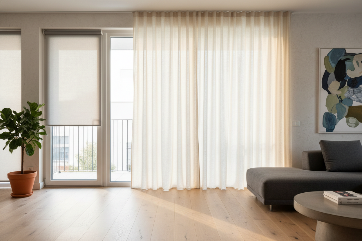 Why I Never Match My Door Window Shades to the Living Room Drapes