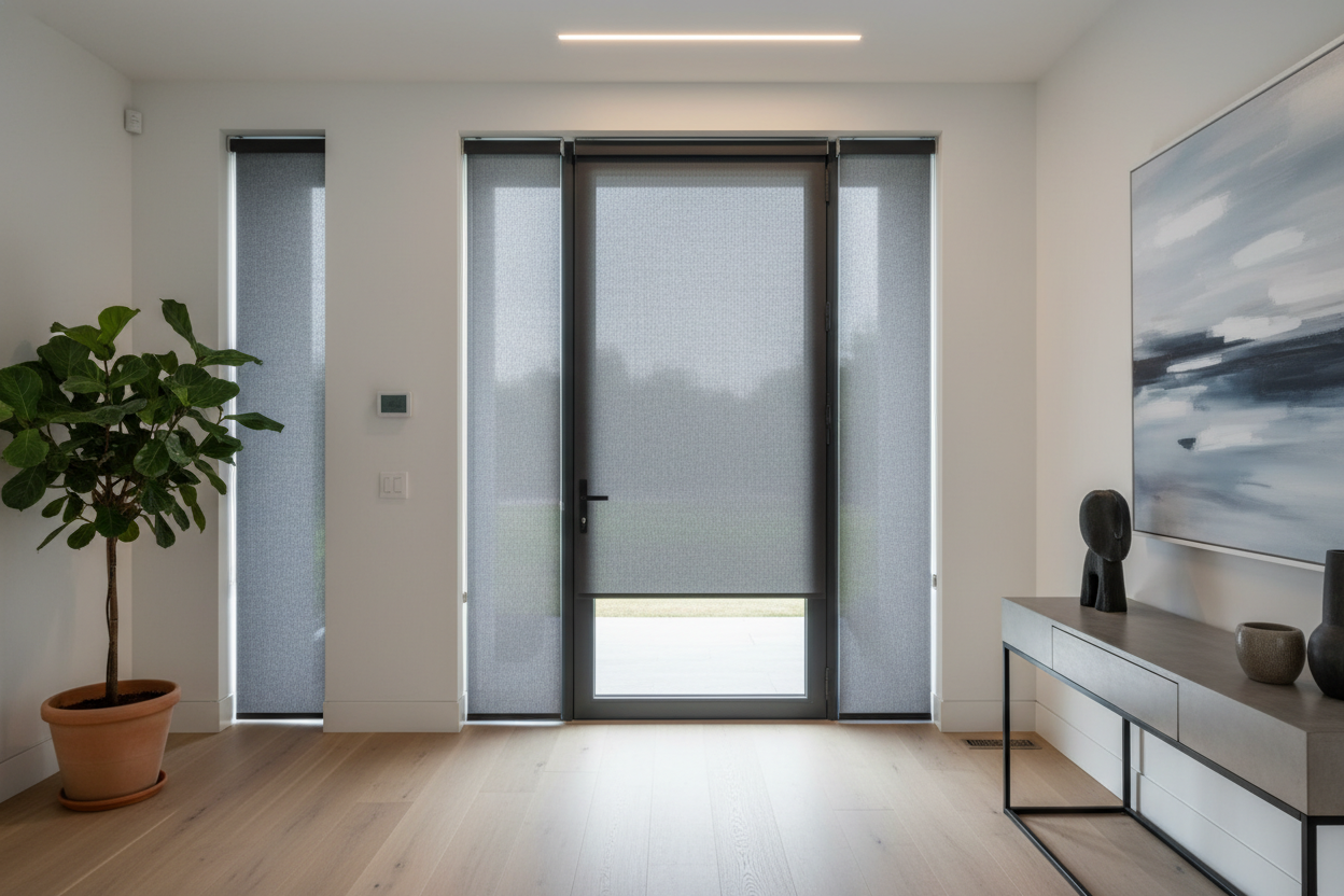Stop Hiding From the Delivery Guy: The Front Door Roller Shade Fix