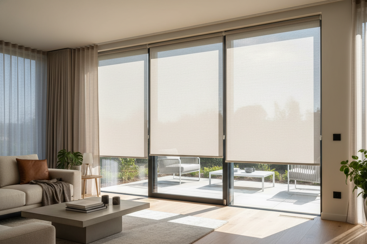 Do Exterior Shades for Sliding Glass Doors Really Block More Heat?