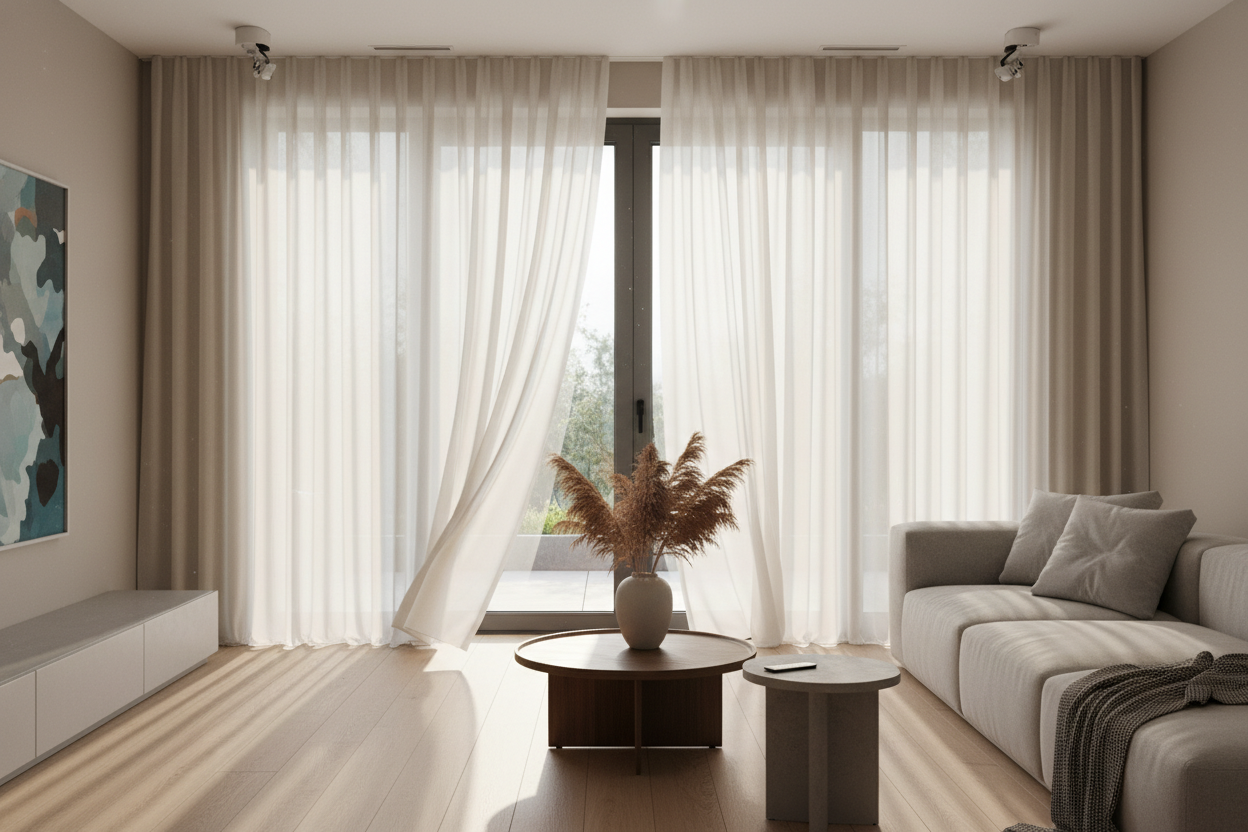 Your Drapes for Patio Doors Look Ragged (And It's How You Open Them)