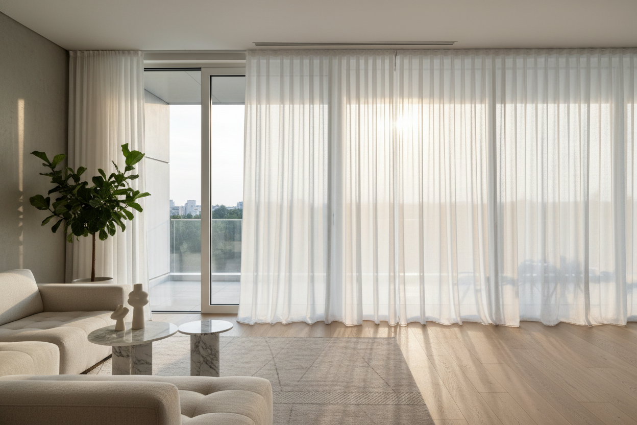 No More High-Waters: Extra Long Curtains for Sliding Glass Doors