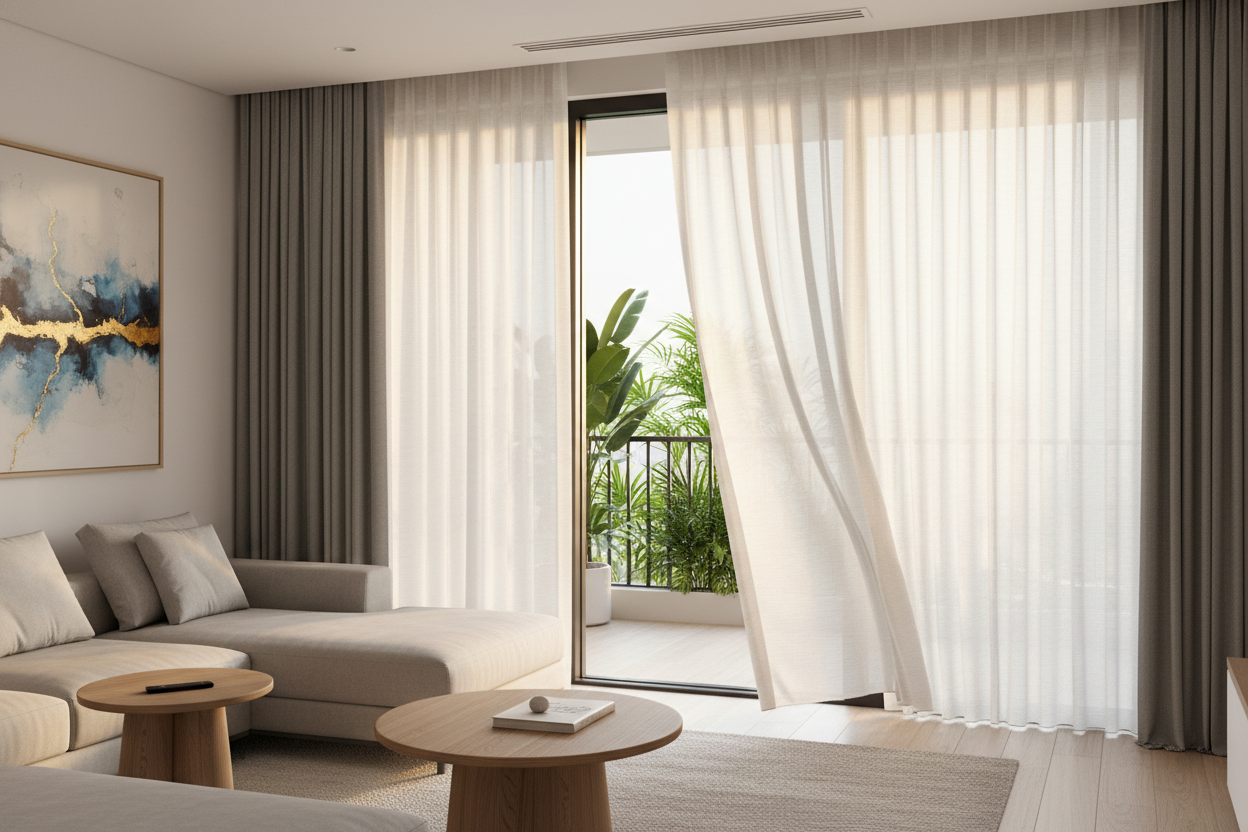 Why I Only Hang Traverse Drapery Panels for Sliding Glass Doors