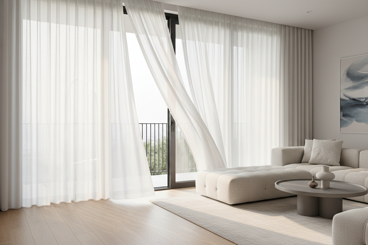 Are White Curtains for Sliding Glass Doors a Terrible Idea?