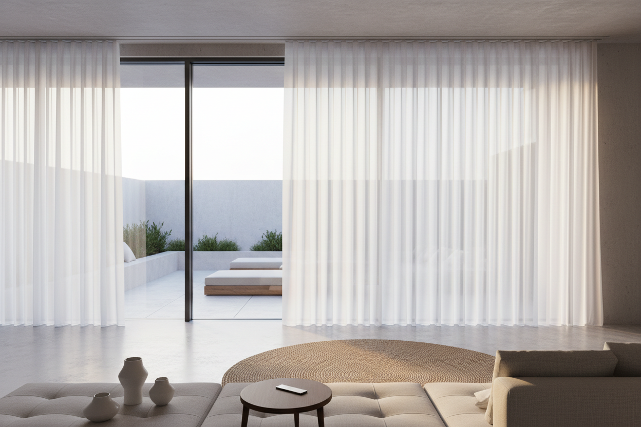 Can Sheer Curtain Panels for Sliding Glass Doors Actually Give You Privacy?