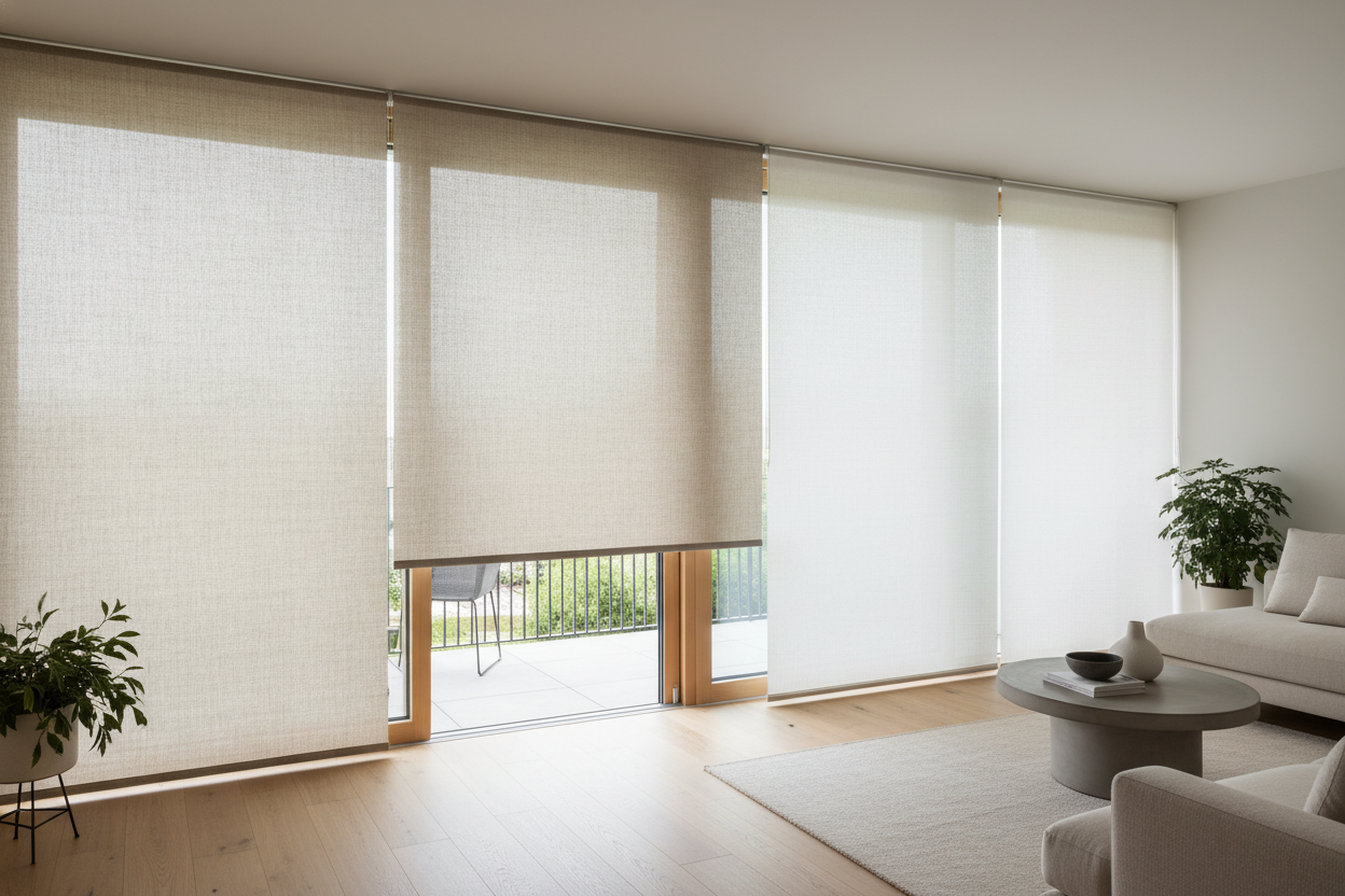 I Finally Found Blinds for a Sliding Door That Don't Clack