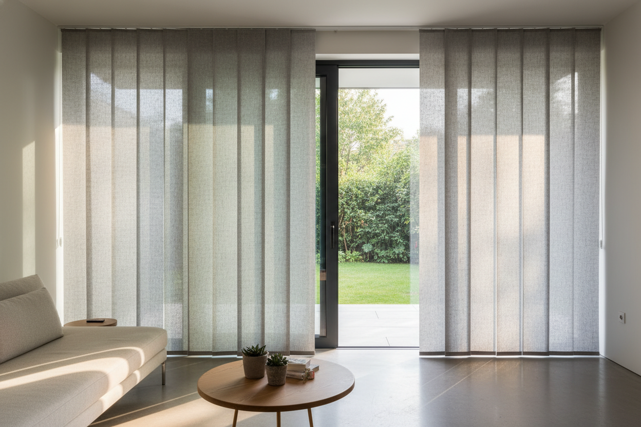I Actually Love Vertical Fabric Blinds for Sliding Glass Doors