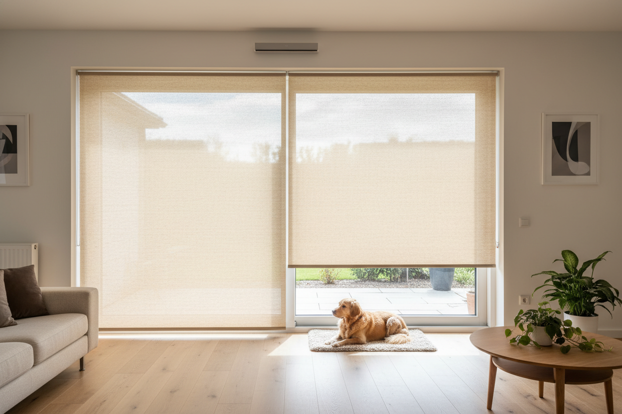 I Finally Found a Sliding Glass Door Covering That Survives Real Life