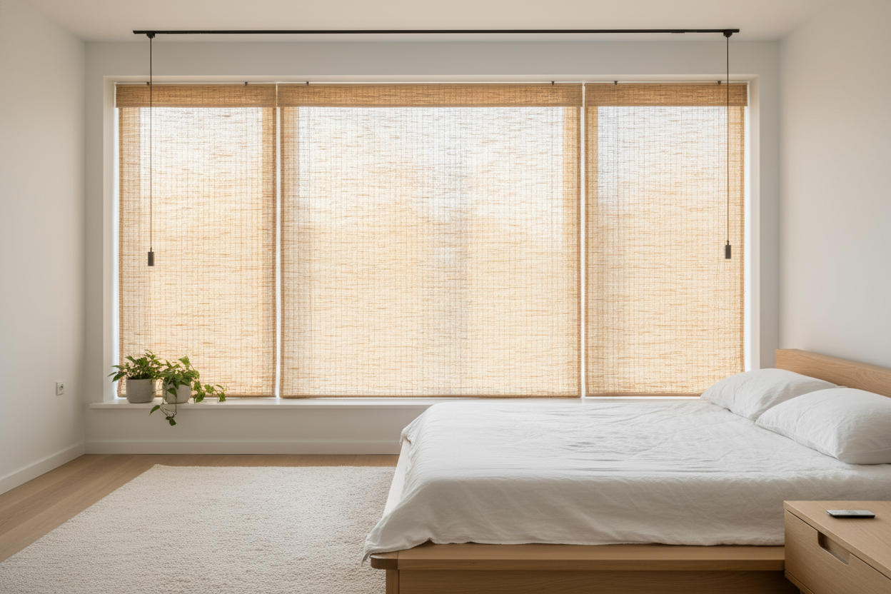 I Always Buy Bamboo Blinds Cheap—Here's How I Hide the Budget