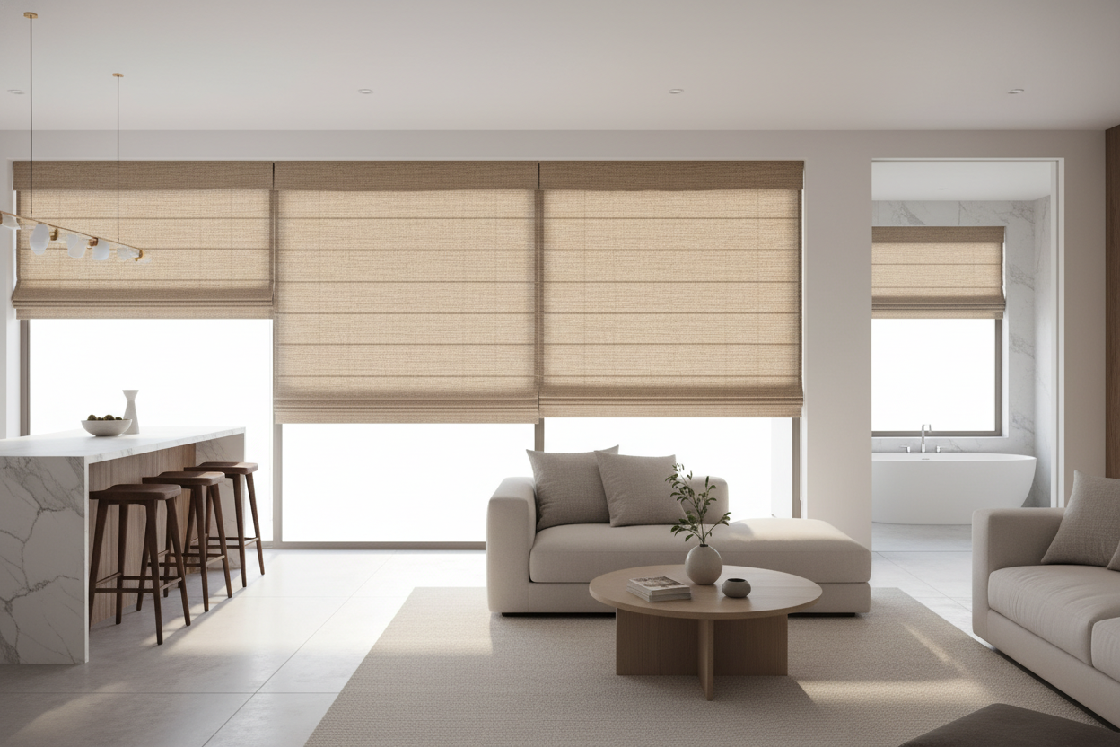 The 3 Rooms Where a Faux Bamboo Shade Always Beats the Real Thing