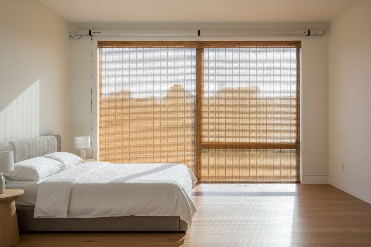 I Put Extra Wide Bamboo Shades on a 9-Foot Window and Learned a Lot