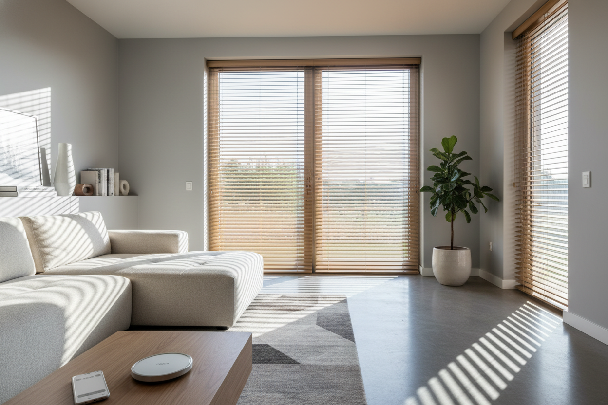 Why I Replaced My Metal Minis With 1 Inch Faux Wood Window Blinds