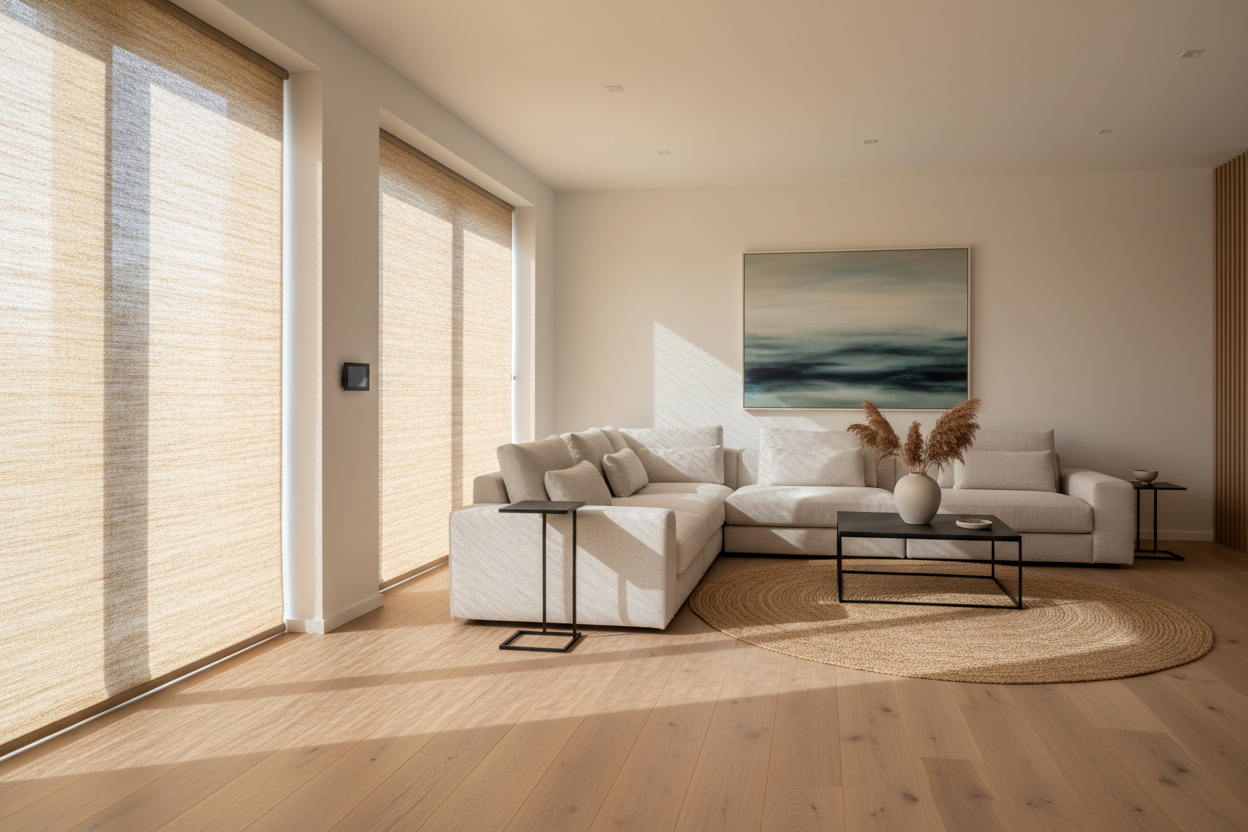 I Matched My Wood Woven Blinds to My Floors and Instantly Regretted It