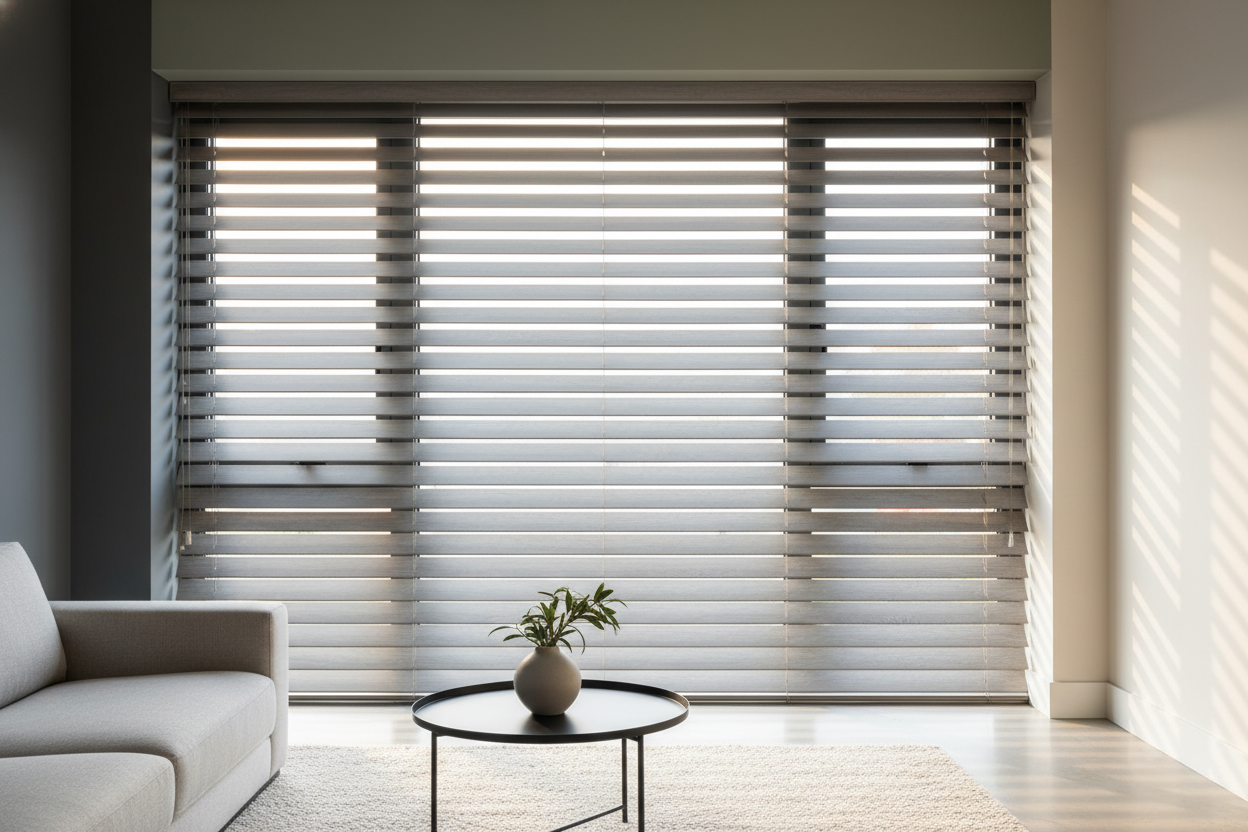 The 3 Paint Colors That Make Faux Wood Grey Blinds Look Expensive