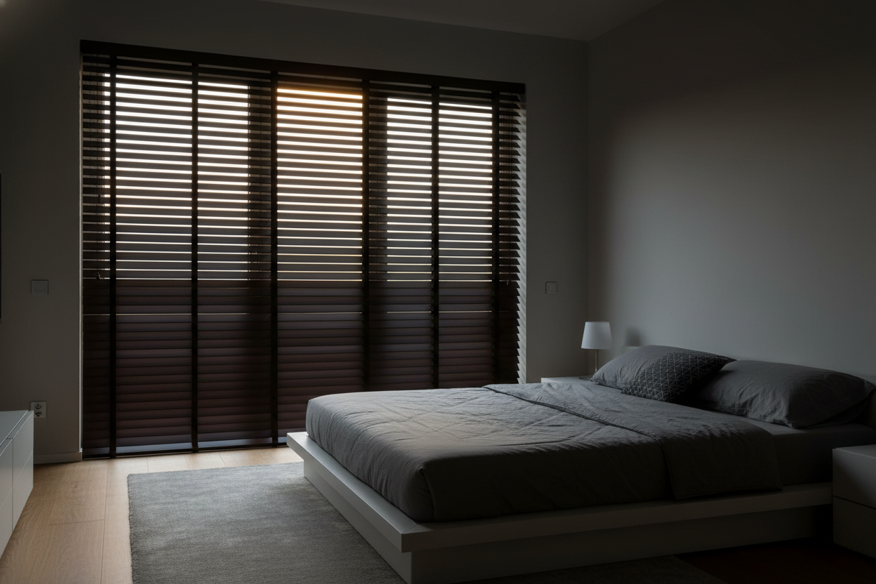 Can Darkening Wood Blinds Actually Black Out a Bedroom?