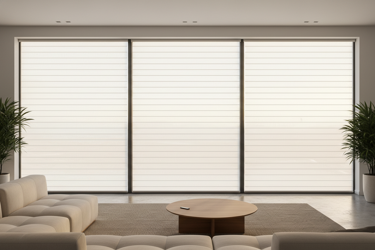 My Secret to Blinds for Long Horizontal Windows That Don't Sag