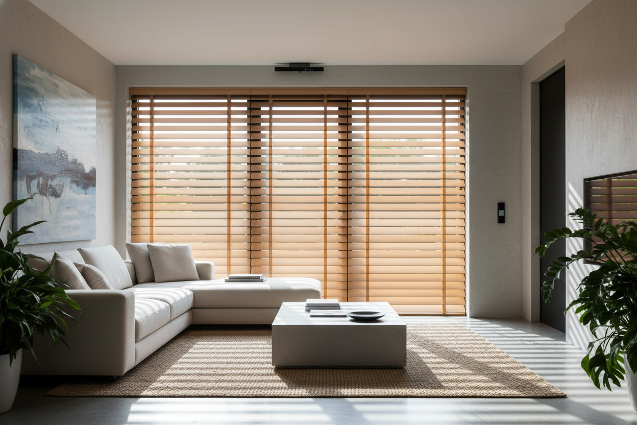 I Wanted Shutters, But Large Slat Blinds Actually Look Better