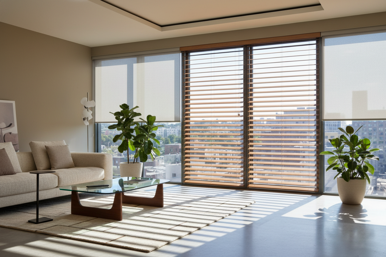 Why Your Living Room Desperately Needs Wide Slat Blinds