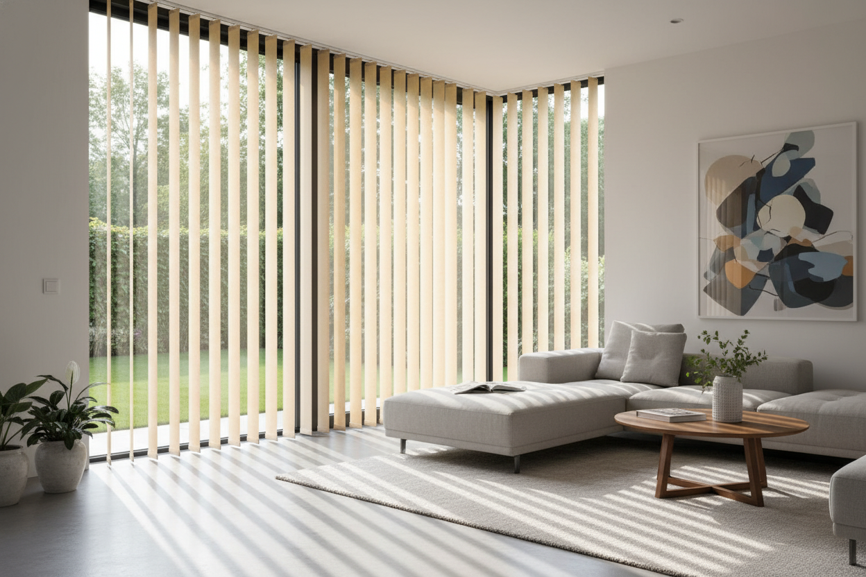 I Actually Put 60 Inch Vertical Blinds in My Living Room (Here's Why)