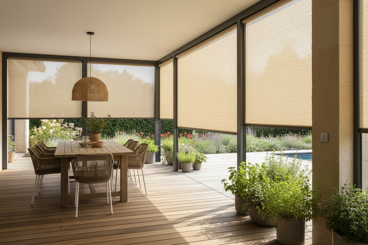 I Added Blinds for Deck Dining and Rescued My Summer Dinner Parties