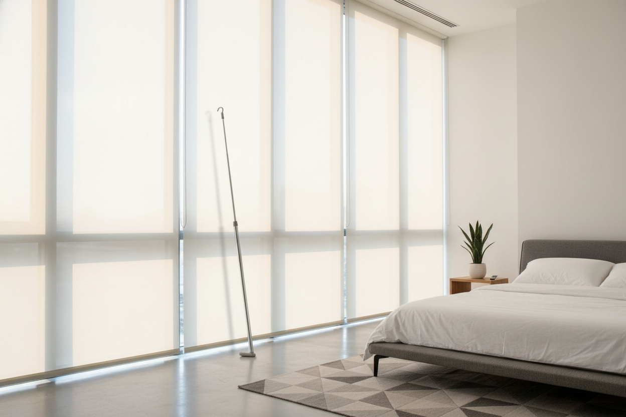 I Bought Sleek Cordless Shades, But Forgot I Need a Pole for Blinds