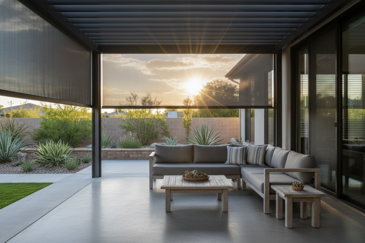 Your Patio Looks Rented: Why You Actually Need Custom Solar Shades Outdoor