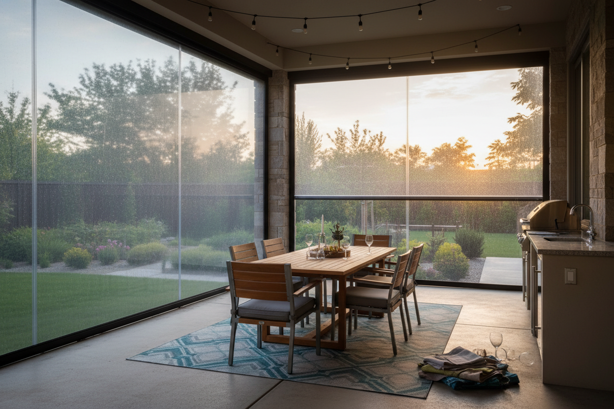 I Ruined Three Dinner Parties Before Buying Exterior Rain Shades