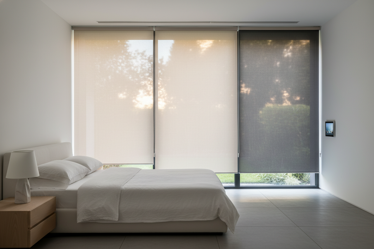 I Hated Layering Drapes Until I Tried Dual Solar and Blackout Shades