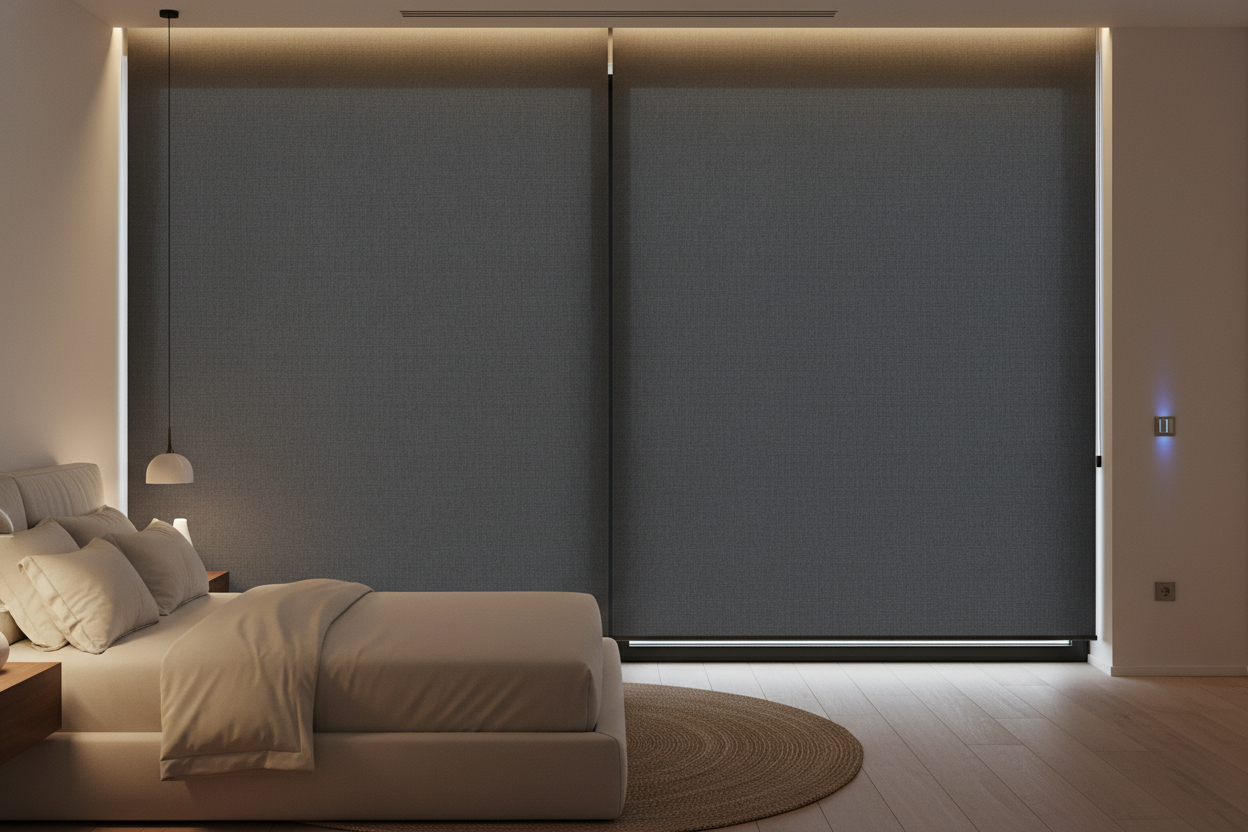How to Make Blackout Blinds in Tracks Look Expensive (Not Like an RV)
