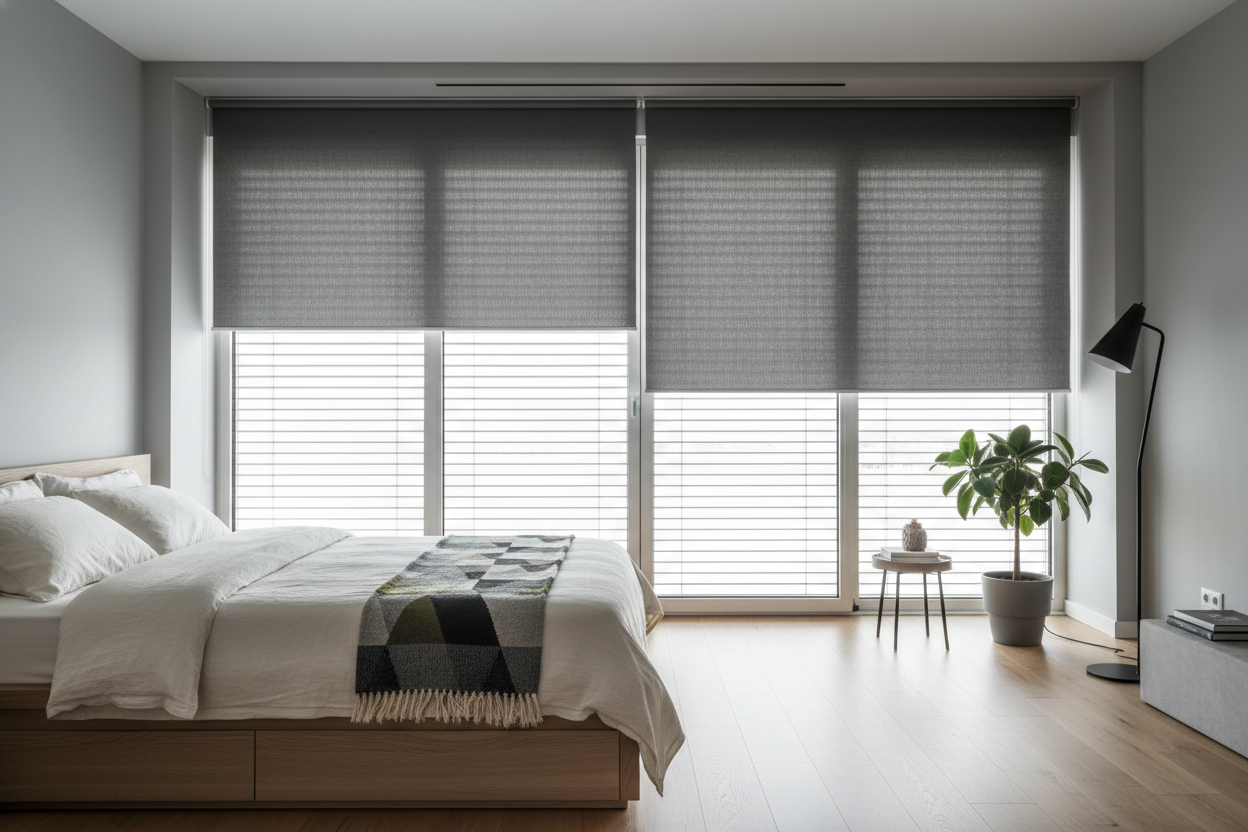 How to Hang Blackout Blinds Over Blinds Without the Awkward Bulge