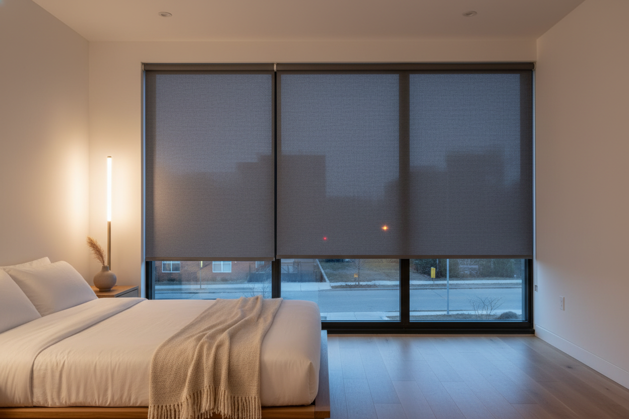 Why Your Home Depot Shades Make You Visible From the Street at Night