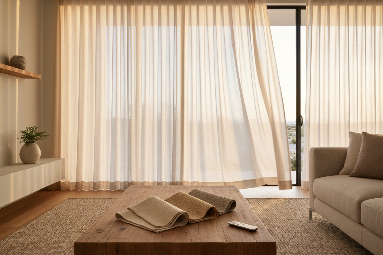The Only 3 Fabric Swatches I Trust for Home Depot Lutron Shades