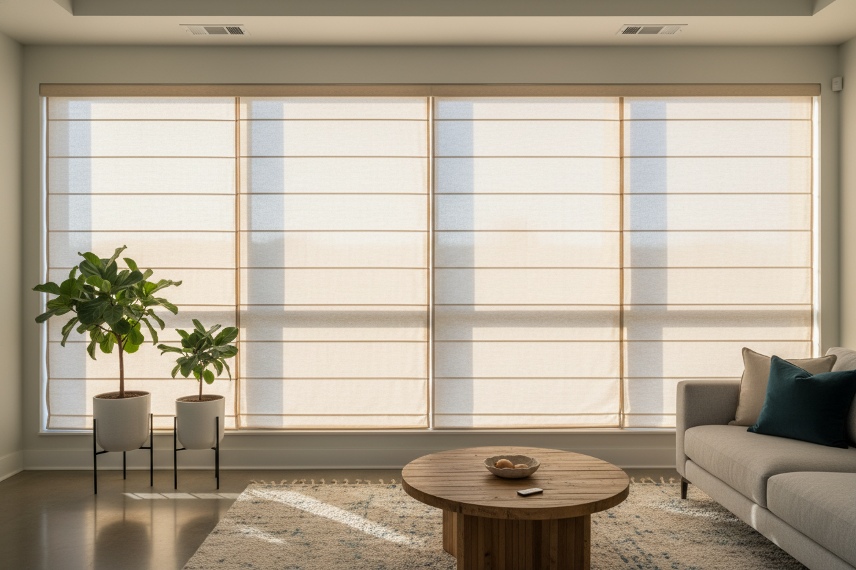How I Hack Basic Lowes Window Shades to Look Like Custom Romans