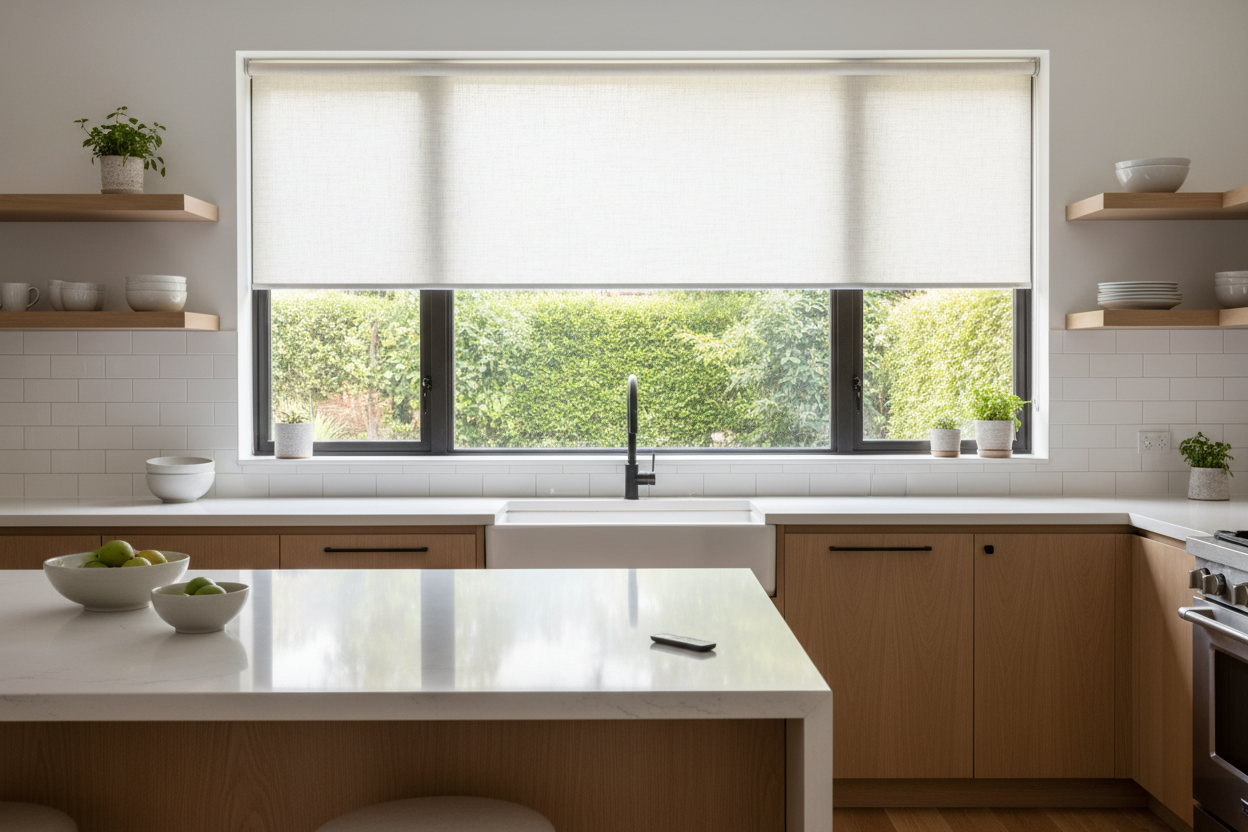 Why I Actually Put a Costco Roller Shade in a High-End Kitchen