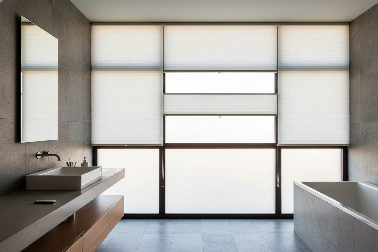 Why I Put Bottom Up Shades Lowes Sells in Every First-Floor Bath