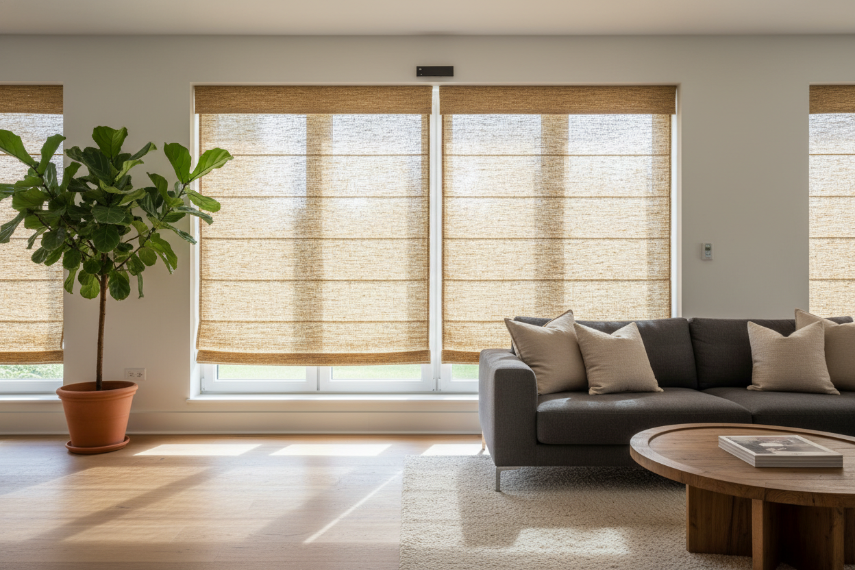 Are Window Shades Woven From Seagrass the Secret to Warmer Rooms?