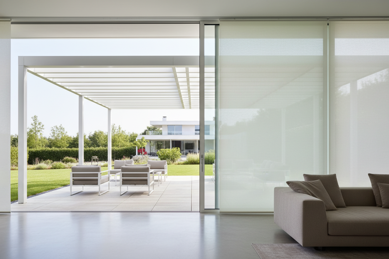 I Hate Solid Patio Roofs: Why I Spec Exterior Horizontal Sun Shades