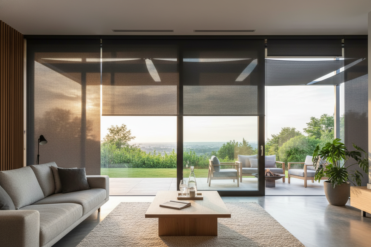 Stop Buying Beige: Why Dark Patio Sun Shades Give You a Better View